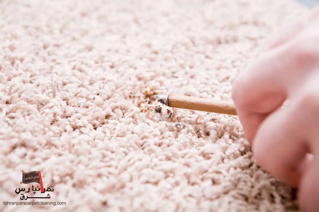 پاک کردن جای سوختگی سیگار