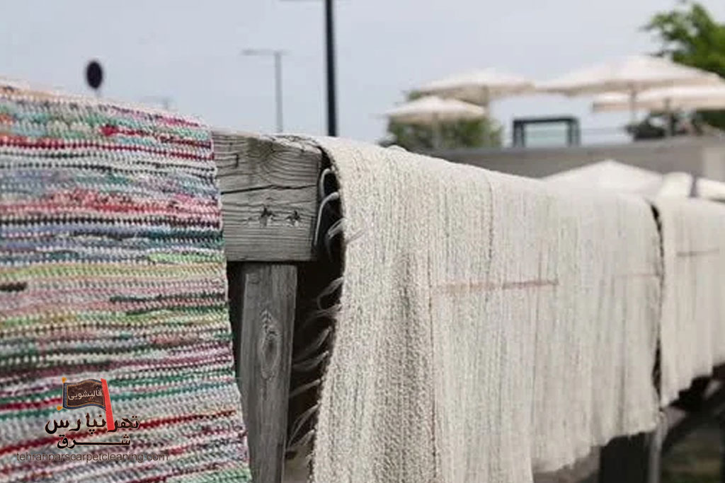 خشک کردن فرش 