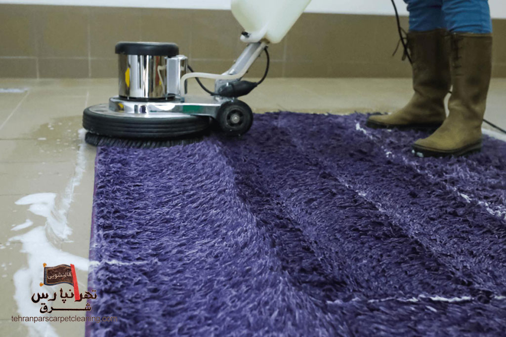 شستشوی قالی با مواد ضد حساسیت در تهرانپارس