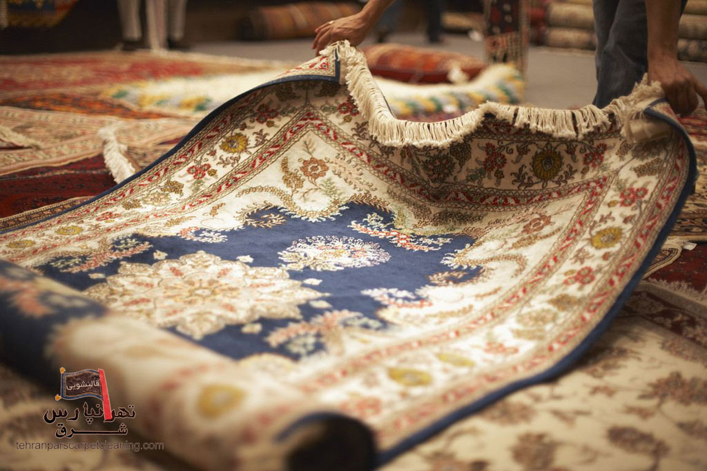 رنگ‌دهی فرش‌های دستباف