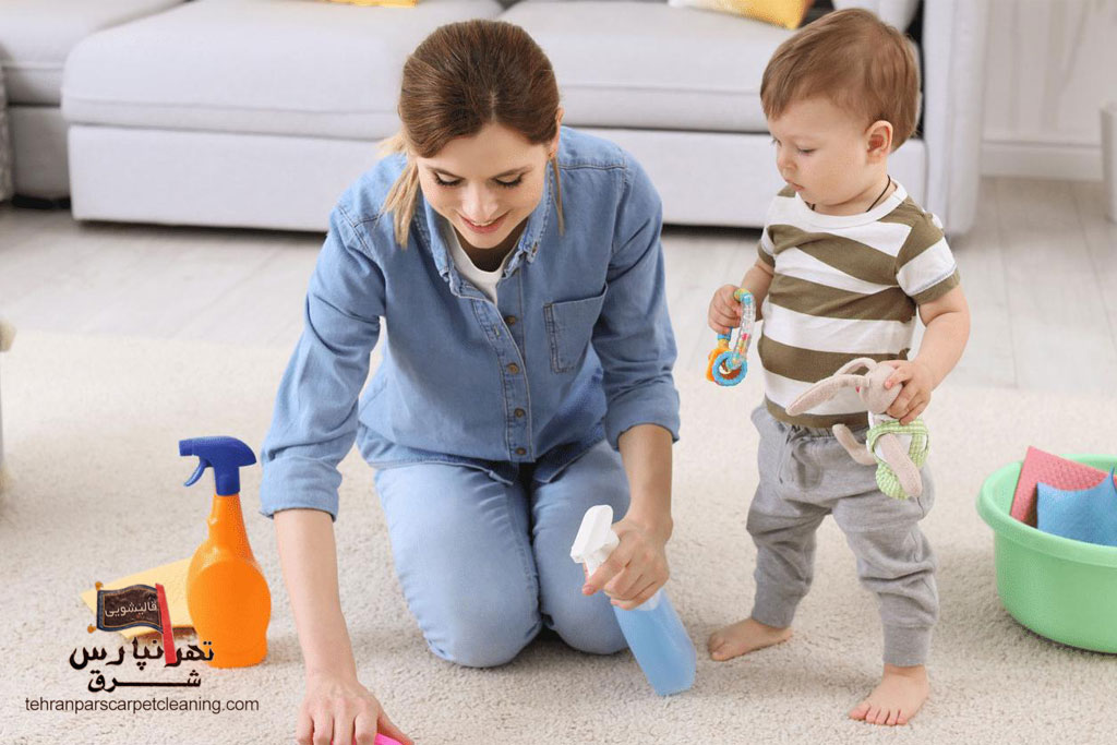نکات شست‌وشوی فرش در منازل
