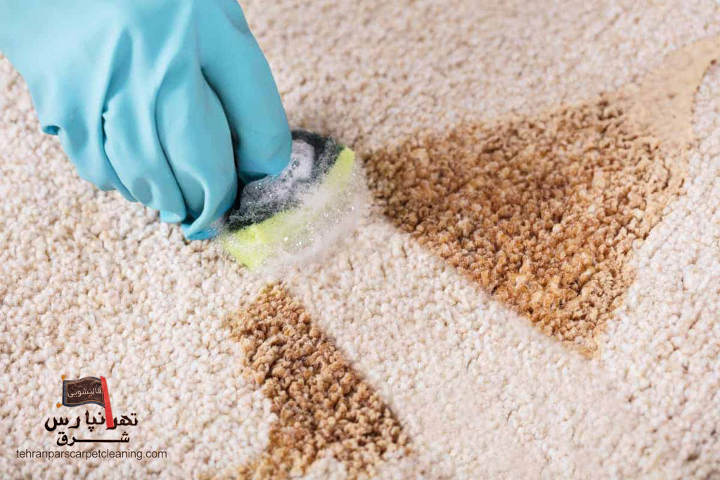 بهترین روش پاک کردن لکه چای و قهوه از روی فرش بدون آسیب به رنگ